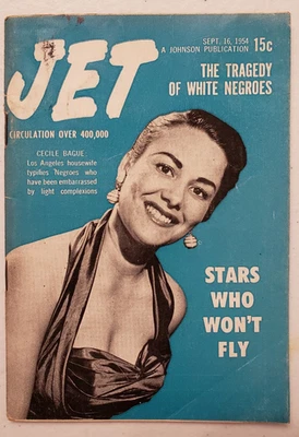 Jet Magazine September 16 1954 White Negroes~Giant Ray Johnson~Marlene Dietrich - Image 1 of 4