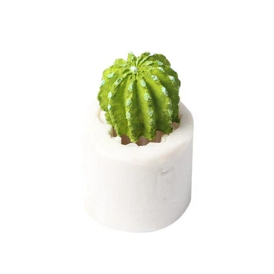 50-824 3D Cactus Diy Chocolate Pudding Mold Handmade Mold Candle Mold Ca HG - Image 1 of 4