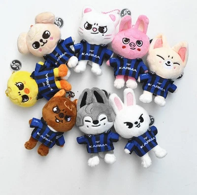 Kpop Stray Kids KARMA 10cm/3.94in Plush Doll Keychain Bag Charm Accessory SKZOO - Image 1 of 4