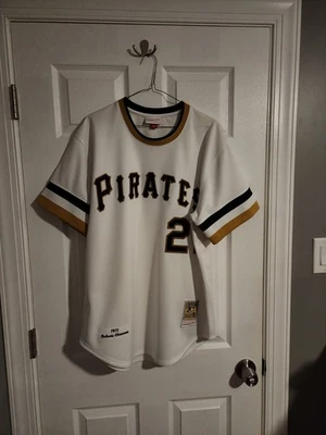 100% Authentic Mitchell & Ness 1971 Roberto Clemente Pirates Jersey Sz 44 L  - Image 1 of 4