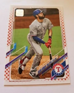 Topps 2021 Series 2 - Isiah Kiner - Falefa - Rangers - Independence Day - 43/76 - Bild 1 von 7