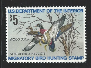 Bigjake: RW41, $5.00 Wood Ducks - *NH - Picture 1 of 1