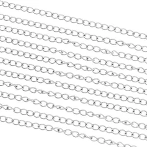 Bulk Stainless Steel Curb Chain 32Ft - 3mm - FD463 - Picture 1 of 1