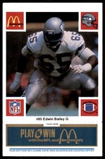 1986 McDonald's All-Star Team Full Game Pieces Unscratched Blue Edwin Bailey