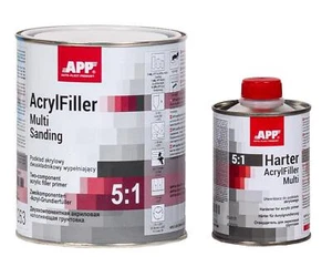 SET APP 020471+020536 APP Relleno Acrílico Multi Lijado 5:1 - 2K Relleno Acrílico Gris en - Imagen 1 de 4