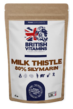 Clean Premium Milk Thistle 80% silymarin Genuine No Other ingredients Effective