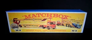 Matchbox Major Pack M8 Guy Warrior Car Transporter Reproduction Box (Box only) - Picture 1 of 3