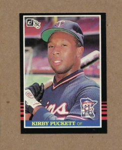 Tarjeta de béisbol Donruss 1985 #438 Kirby Puckett Mellizos de Minnesota casi nueva novato de la corte - Imagen 1 de 2