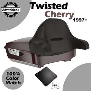 For 97+ Harley/Softail TWISTED CHERRY Rushmore Chopped Tour Pack Wrap Around - Picture 1 of 12