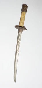 ESPADA ASIÁTICA ART DECO DE COLECCIÓN ABRECARTAS HERMOSO DISEÑO SAMURAI - Imagen 1 de 4