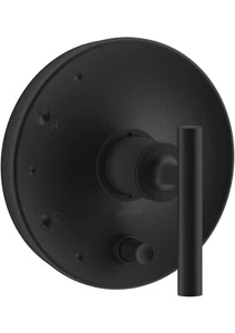 Mango dañado Kohler T14501-4-BL purista ducha TRIM mango palanca negro mate A8 - Imagen 1 de 5
