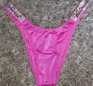 VS collant brasiliano con cinturino strass lucido nuovo taglia media  - Foto 1 di 2