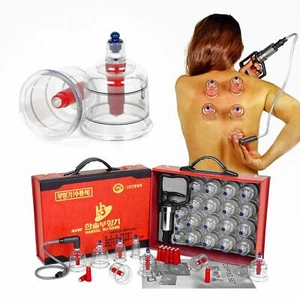 Cupping Set with Pumping Handle Therapy Vacuum Suction Massage Acupuncture Gifts - Picture 1 of 8