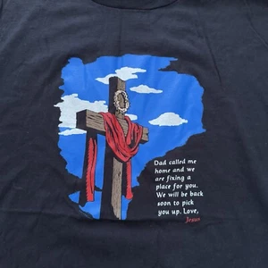 Vintage Jesus Religious T Shirt “Dad Called Me Home” Christian Size 3XL - Picture 1 of 7