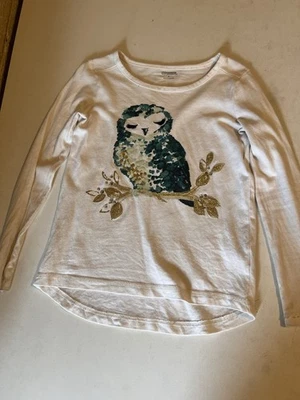 Camisa Top Manga Larga Búho GYMBOREE Niñas Niños Talla 5 Foto 1 de 4
