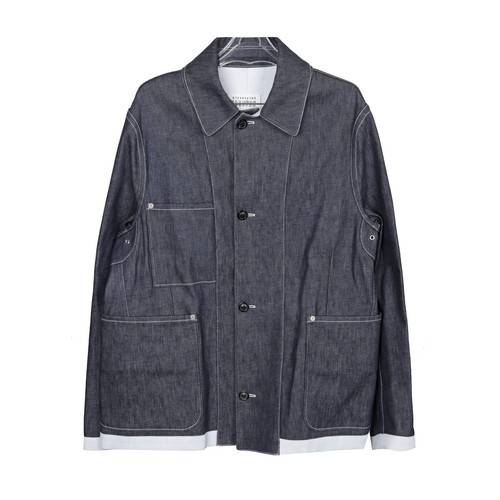 Giacca denim meccanico reversibile Maison Margiela 48 26732275