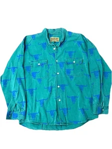 Vintage Rancho Deluxe Western Shirt XL - Picture 1 of 3