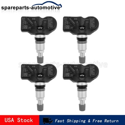 Set of 4 Tire Pressure Monitoring Sensor 5Q0907275B for Volkswagen Porsche Audi - Image 1 of 4
