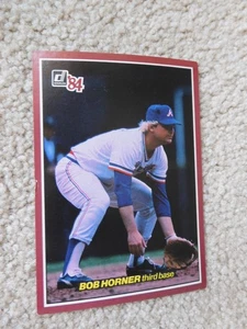 1984 BOB HORNER ACTION ALL-STARS ATLANTA BRAVES BASEBALL OVERSIZE - Bild 1 von 2