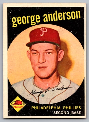 1959 TOPPS #338 SPARKY ANDERSON PHILLIES 新秀 — 第 1/3 张图片