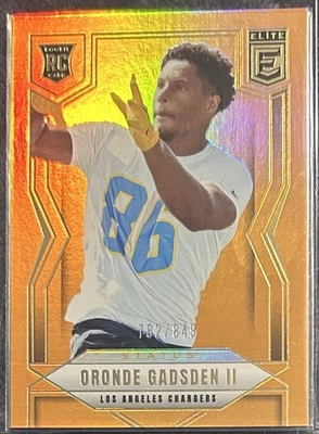 Donruss Elite 2025 - Rookies Oronde Gadsden II #159 Status naranja metálico/849 Foto 1 de 3