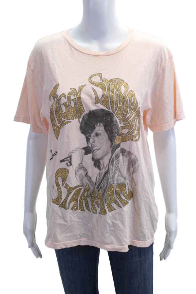 Camiseta Madre Mujer Básica Rosa Años 70 Gráfico Algodón Cuello Redondo Manga Corta Talla M Foto 1 de 4