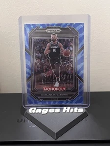 2022-23 Panini Prizm Monopoly Boardwalk Blue Tiger Stripes Domantas Sabonis #77 - Bild 1 von 2
