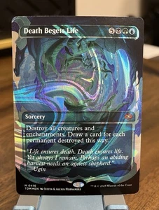 Death Begets Life (Showcase) (Halo Foil) Tarkir: Dragonstorm Foil - Bild 1 von 1