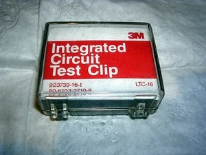 IC TEST CLIP, 16 PIN, 2X8, Prototype AP, 923739-16, DIP, 0.3" (7.62mm) LTC-16 - Picture 1 of 3