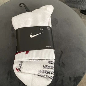 2XL Nike NBA Sock White Burgundy Cleveland Cavaliers Team Issued PSK656-106 - Picture 1 of 2