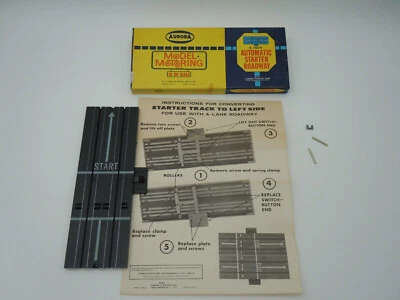 AURORA TJET 9" AUTOMATIC STARTER TRACK ~ 1 PC W/HRDW ~ NOS IN ORIGINAL BOX - Image 1 of 4