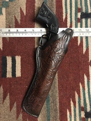 Fits Heritage Rough Rider 22Cal 6 1/2" Thumb Break Holster Floral Scrol USA Made - Image 1 of 4