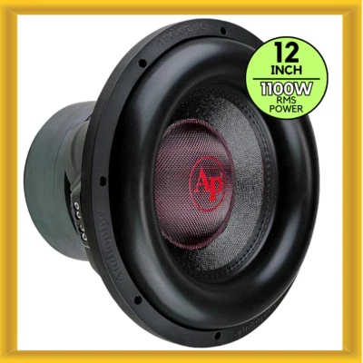Audiopipe TXX-BDC-IV12 12 pulgadas woofer para automóvil 1100 W RMS alimentación doble bobinas de voz de 4 OHM Foto 1 de 4