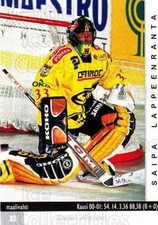 2001-02 Finnish Cardset #324 Sami Lehtinen