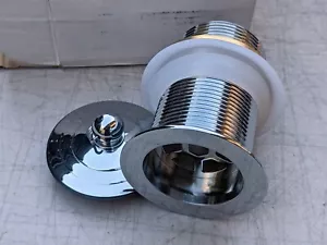 Posh 40mm Plug & Waste Drain No Overflow Chrome 204478 - Picture 1 of 4
