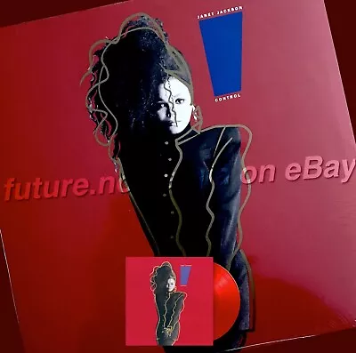 Janet Jackson CONTROL 2019 Translucent RED Vinyl LP NEW Sealed - Image 1 of 3