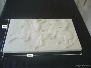 GRAND bas relief grec reproduction (British Muséum) NEUF en staff( plâtre armé)