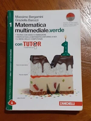 MATEMATICA MULTIMEDIALE Verde  +  eBook Multimediale   !! - Immagine 1 di 2