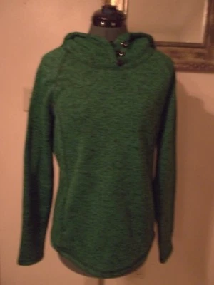 Exertek Womens Athelic Sweater Fleece Pull Over  Hooded Jacket Size Med (New) - Image 1 of 4