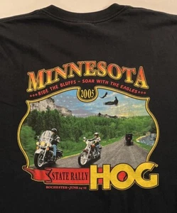 Vintage 2005 HOG Minnesota State Rally Langarm T-Shirt XXL Harley Owners Group - Bild 1 von 7