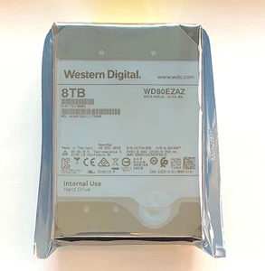 WESTERN DIGITAL 8TB WD80EZAZ 5.4K 256MB 3.5" HDD AF SATA / FACTORY REFURBISHED - Picture 1 of 2