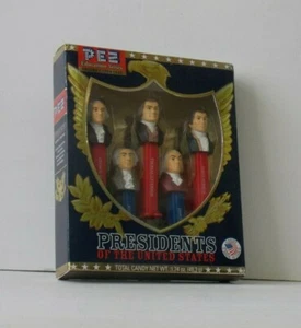 PEZ PRESIDENTS Set of Five VOLUME 1 I Education Series 1789-1825 with BOX - Picture 1 of 4