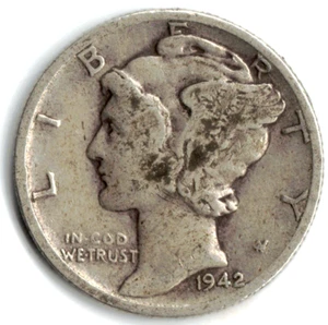 1942 MERKUR GROSCHEN in guter Erhaltung ~ BITTE BEACHTEN SIE DEN SCAN stk d 4013 - Bild 1 von 5