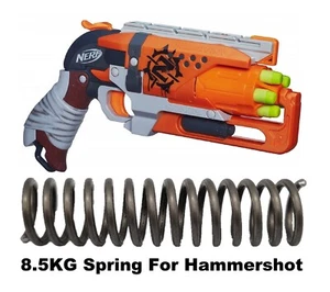 8,5 kg Feder für Hammershot Nerf Zombie Strike Blaster Aftermarket Mod Boost - Bild 1 von 7