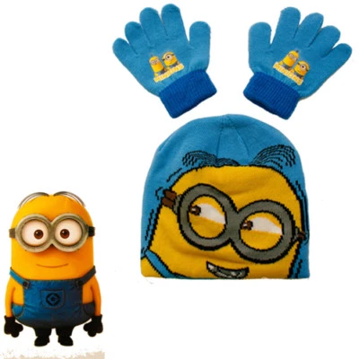 MINIONS Kids Universal Minion Smile Hat and Glove Set Free delivery