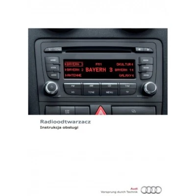 Radio CD Teléfono Audi A3 Manual de instrucciones - Imagen 1 de 4