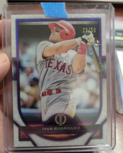 2021 Topps Tribute /50 Ivan Rodriguez #33 HOF - Picture 1 of 3