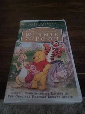THE MANY ADVENTURES OF WINNIE THE POOH (VHS, CLAMSHELL 1996) - Image 1 of 4