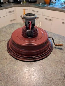 RAR Vintage LADOR SWITZERLAND musikalischer & drehbarer Weihnachtsbaumständer ~ siehe VIDEO - Bild 1 von 11