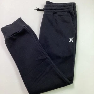 Hurley Youth Boys Fleece Jogger Sweatpants Stretch w/Pockets, Black L 14/16 - Picture 1 of 6